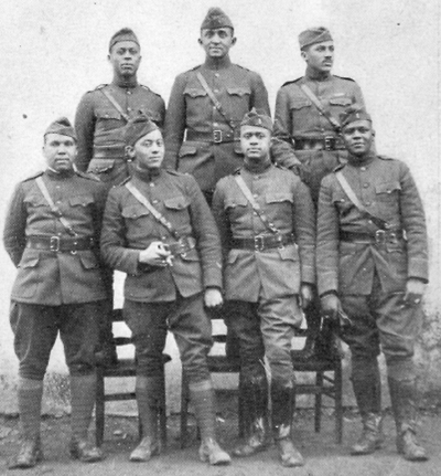 African-American soldiers in WWI